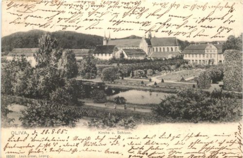 Danzig - Oliva - Kirche und Schloss