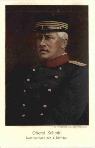 Oberst Schmid - Schweizer Armee