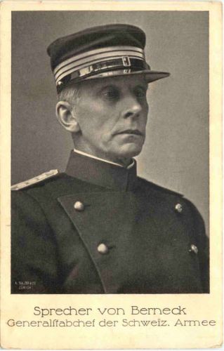 Sprecher von Berneck - Schweizer Armee