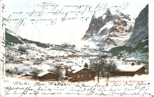 Grindelwald und Wetterhorn