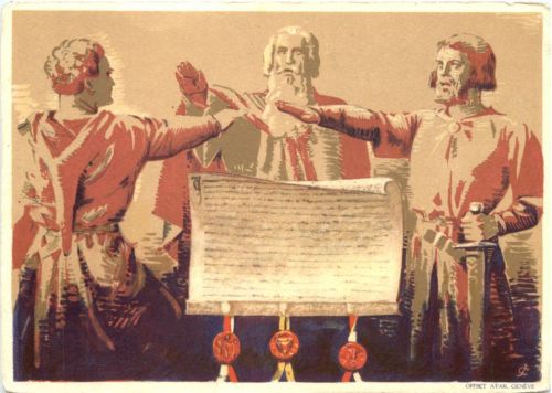 Bundesfeier Postkarte 1932