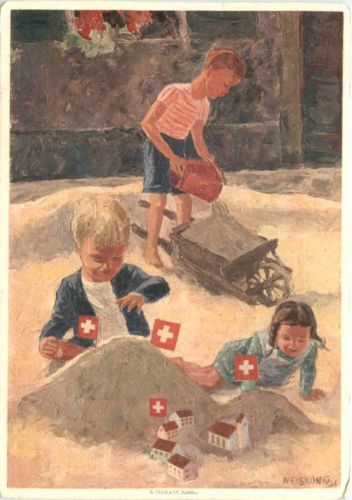 Bundesfeier Postkarte 1937