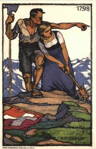 Bundesfeier Postkarte 1913