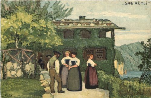 Bundesfeier Postkarte 1913