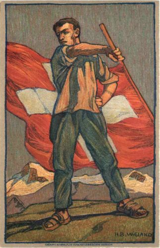 Bundesfeier Postkarte 1912