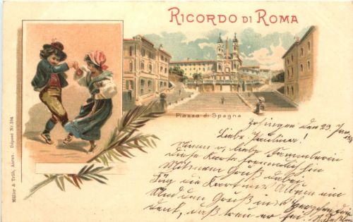 Ricordo di Roma - Litho
