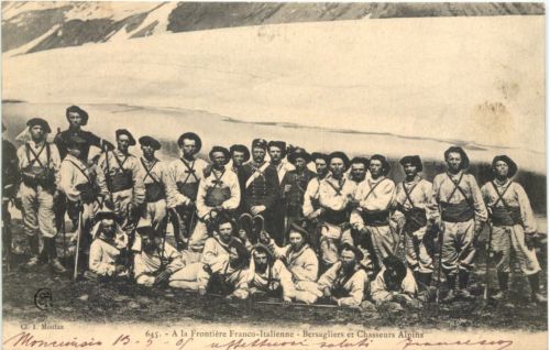 Frontiere Franco Italienne Chasseurs Alpins