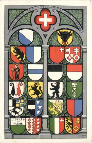 Schweiz Kantonswappen