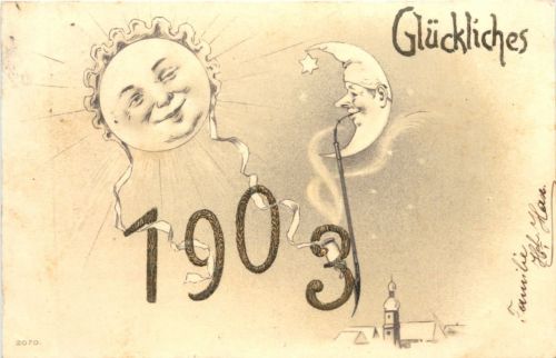 Jahreszahl 1903 - Neujahr
