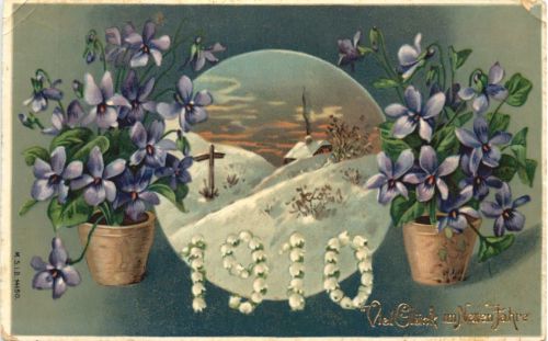 Jahreszahl 1910 - Neujahr