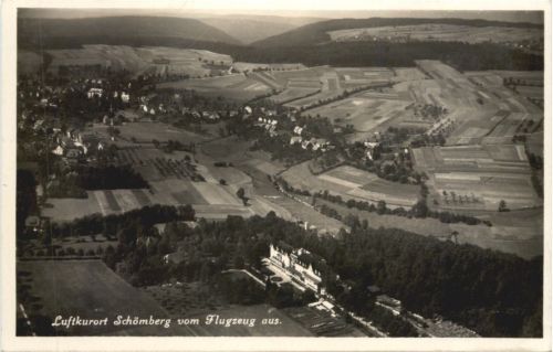 Schömberg vom Flugzeug
