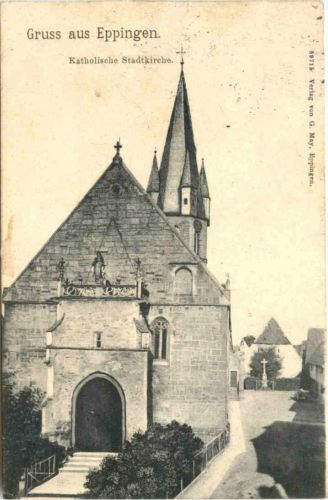 Gruss aus Eppingen - KAth- Kirche