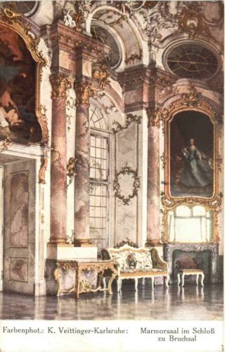 Bruchsal - Mamorsaal im Schloss