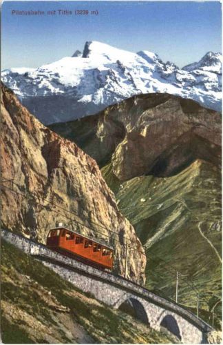 Pilatusbahn mit Titlis