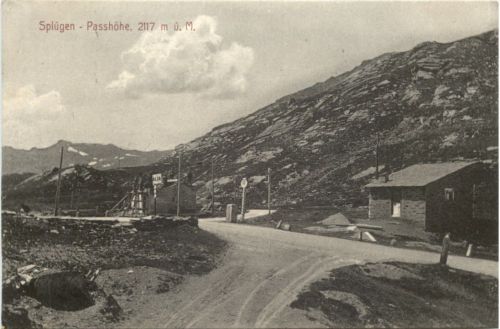 Splügen - Passhöhe