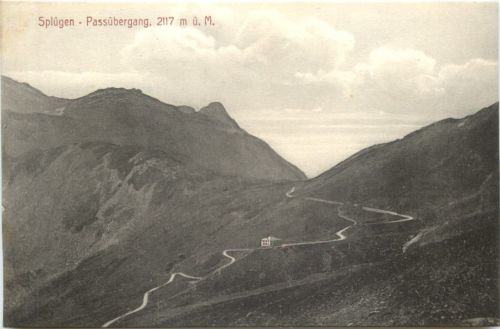 Splügen - Passübergang