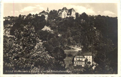 Schloß Wolkenstein und weibl. Abrbeitsdienstlager
