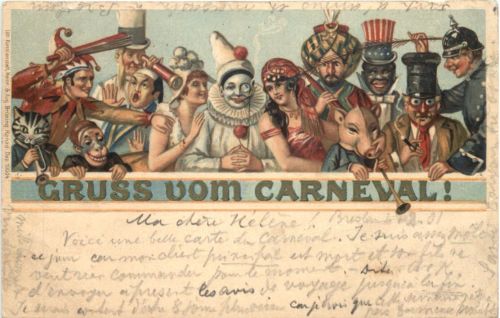 Gruss com Carneval - Breslau - Litho