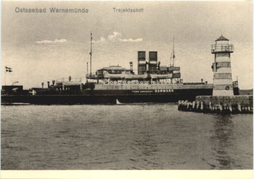 Warnemünde - Trjektschiff Prinz Christian