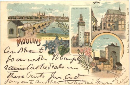 Moulins s Allier - Litho