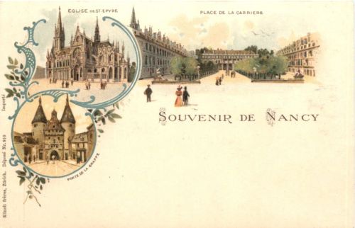 Souvenir de Nancy - Litho