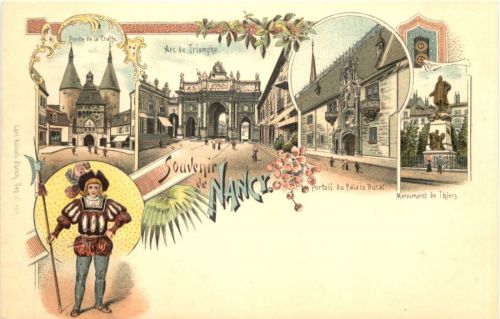 Souvenir de Nancy - Litho