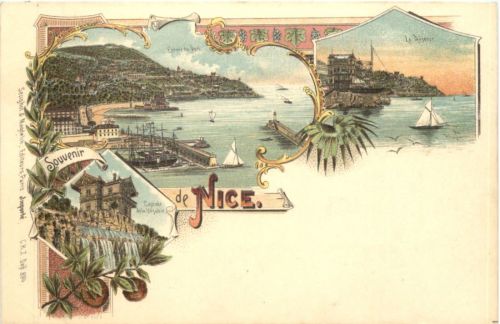 Souvenir de Nice - Litho