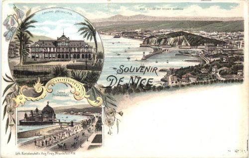 Souvenir de Nice - Litho