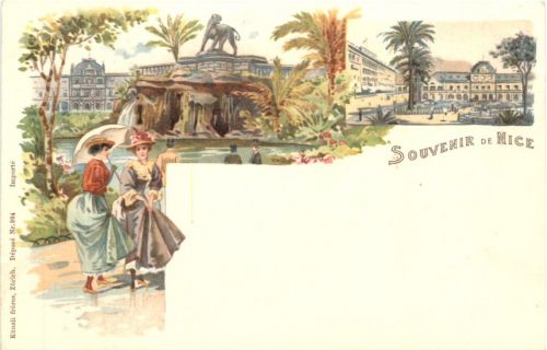 Souvenir de Nice - Litho