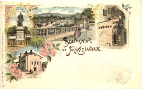 Souvenir de Perigueux - Litho - Verlag Carl Künzli