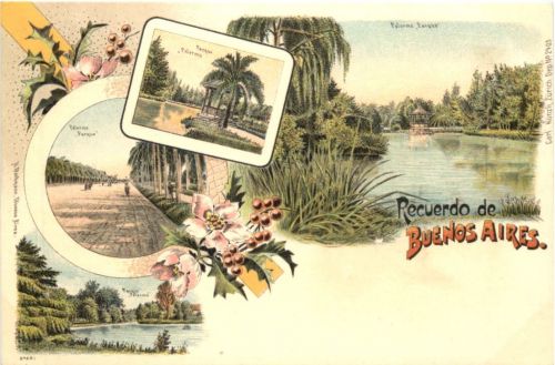 Recuerdo de Buenos Aires - Argentina - Litho