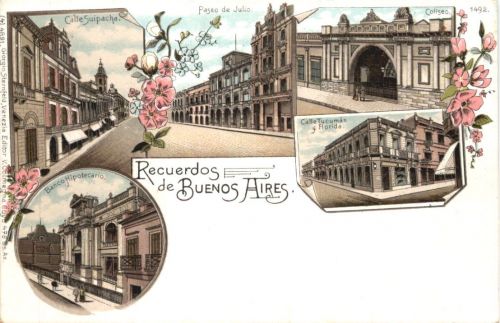 Recuerdos de Buenos Aires - Litho