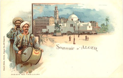 Souvenir d Alger - Litho