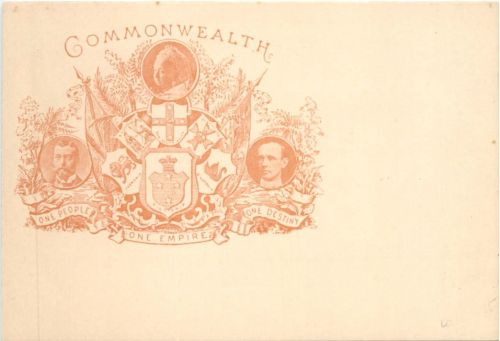 Commenwealth - Queen Victoria - Ganzsache
