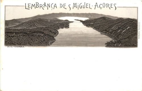 Acores - Lembranca de S Miguel - Litho