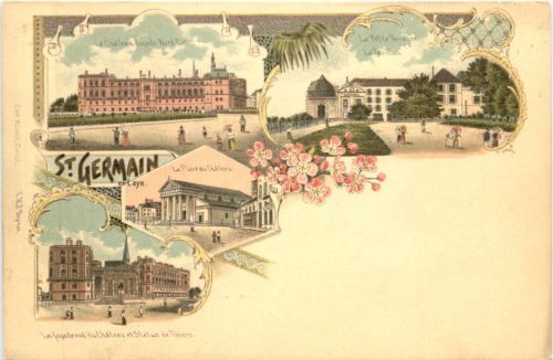St. Germain en Laye - Litho