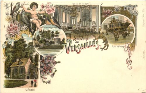 Souvenir de Versailles - Litho