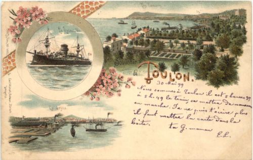 Souvenir de Toulon - Litho - Verlag Carl Künzli