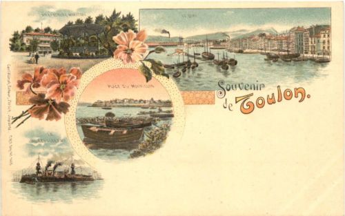 Souvenir de Toulon - Litho - Verlag Carl Künzli