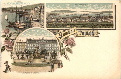 Souvenir de Toulon - Litho - Verlag Killinger