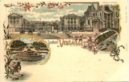 Souvenir de Versailles - Litho