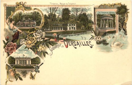 Souvenir de Versailles - Litho