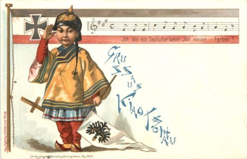 China - Gruss aus Kiautschou - Litho
