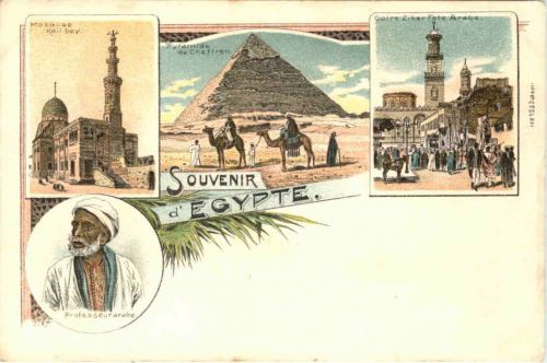 Egypt - Souvenir d Egypte - Litho