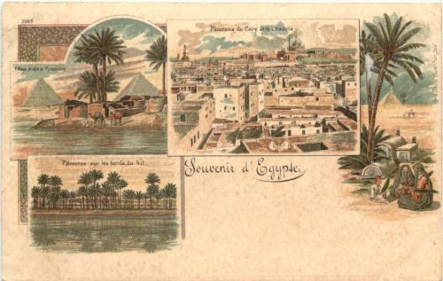 Egypt - Souvenir d Egypte - Litho
