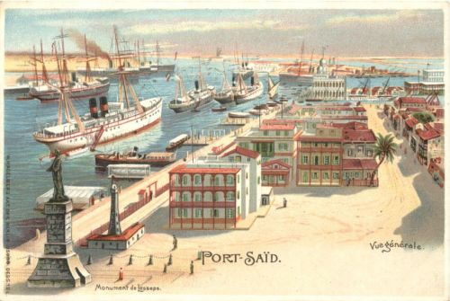 Egypt - Port Said - Litho