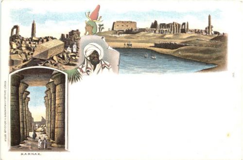 Egypt - Karnak - Litho
