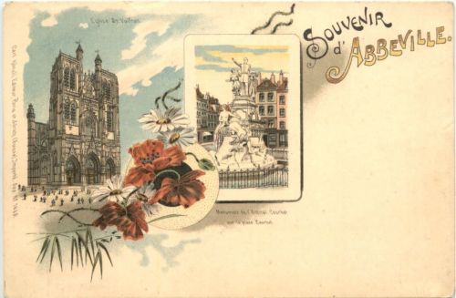 Souvenir d Abbeville - Litho
