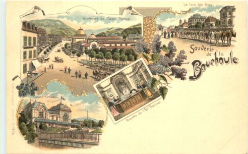Souvenir de la Bourboule - Litho