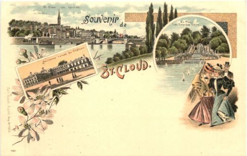 Souvenir de St. Cloud - Litho - Verlag Carl Künzli